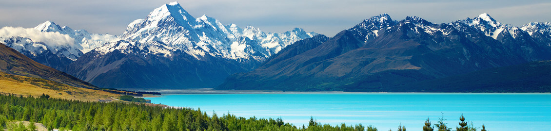 mountains and lake